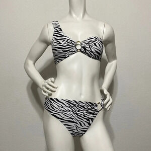 Cabana del Sol NWT Zebra Bikini